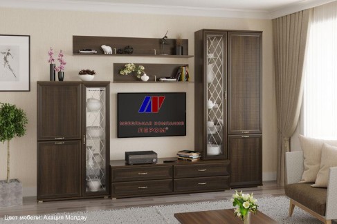 Модульная гостиная Карина 12 акация молдау